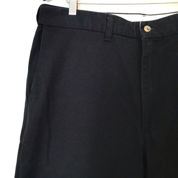 Wrangler W38 L30 Flat Front Black Khakis - Picture 3 of 8